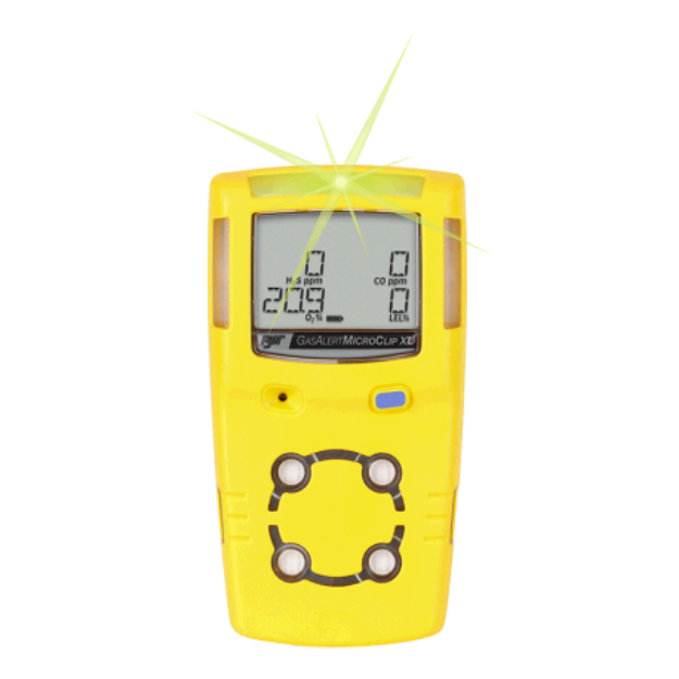 GasAlert MicroClip-XT 2-gas O2/CO